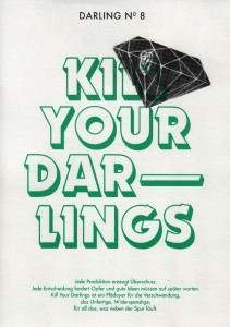 Flyer Kill your Darlings